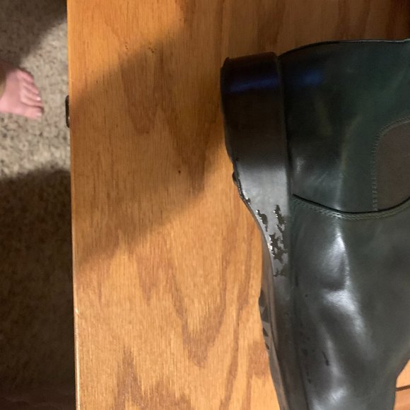 Donald J. Pliner Green Leather Ankle Boots - Picture 6 of 6